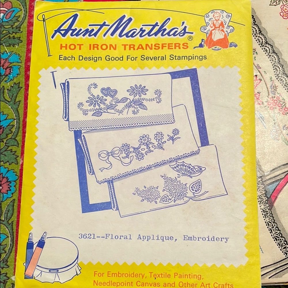 Aunt Martha’s Hot Iron Transfers
